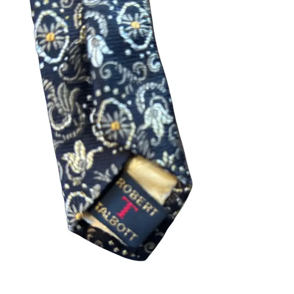 Robert Talbott Best of Class Vintage Silk Tie Navy Floral Medallion Nordstrom